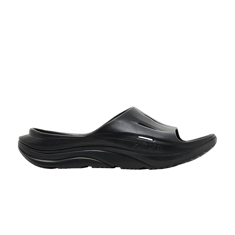 Hoka One One Ora Recovery Slide 3 Black Shoes For Jumping Rope
