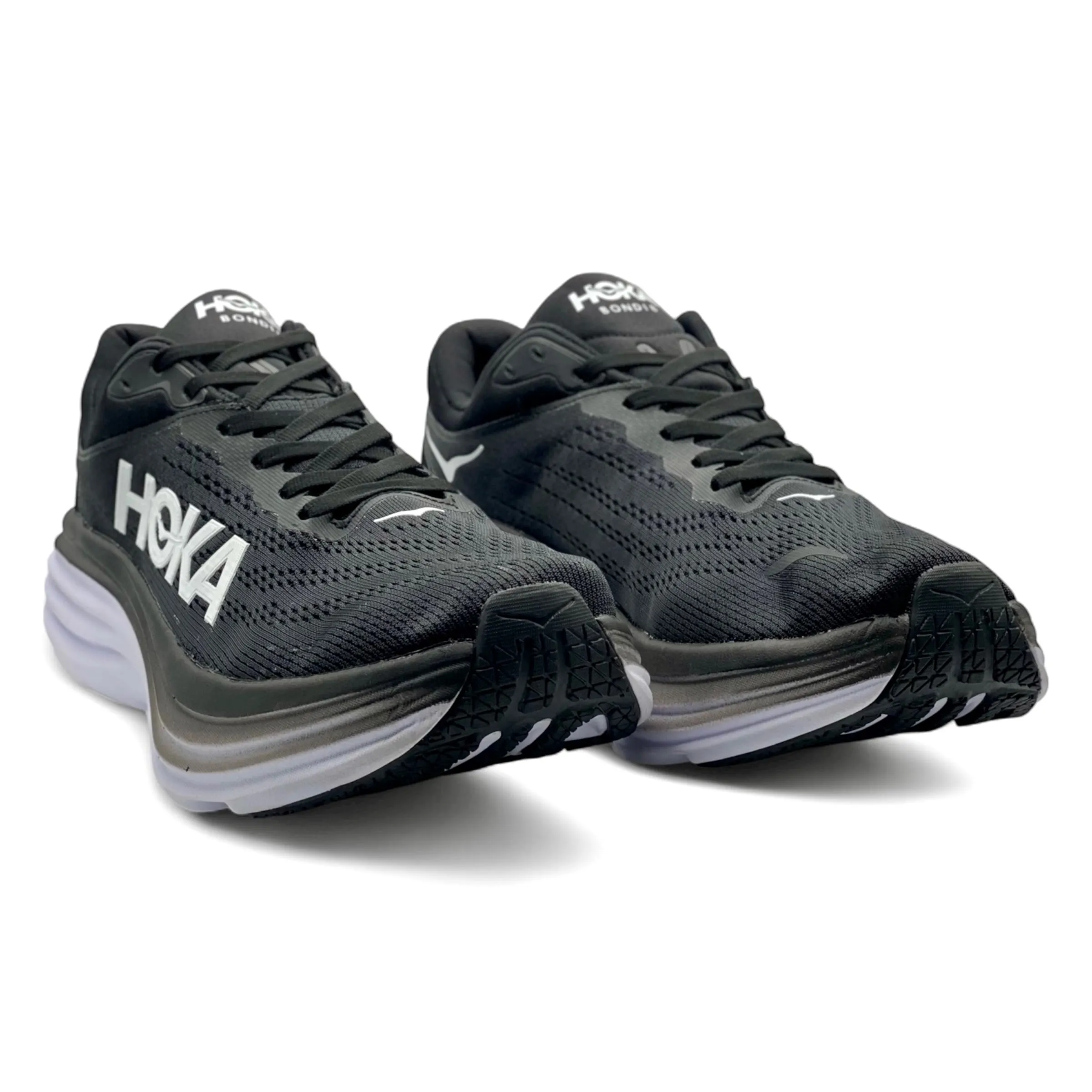 Hoka One Bondi 8 Black & White Shoes Rogers Ar