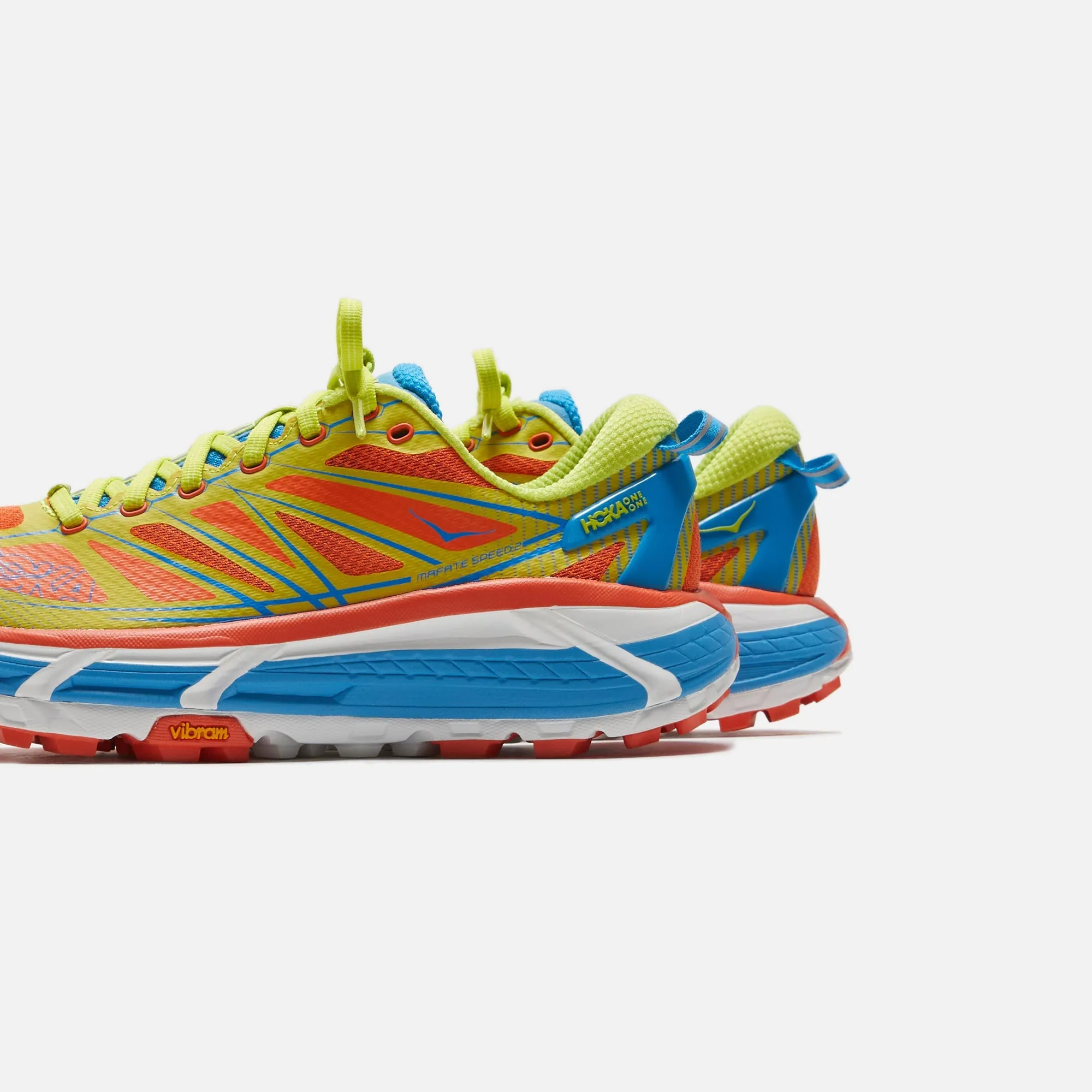 Shoes For Supination HOKA U Mafate Speed 2 - Flame / Evening Primrose