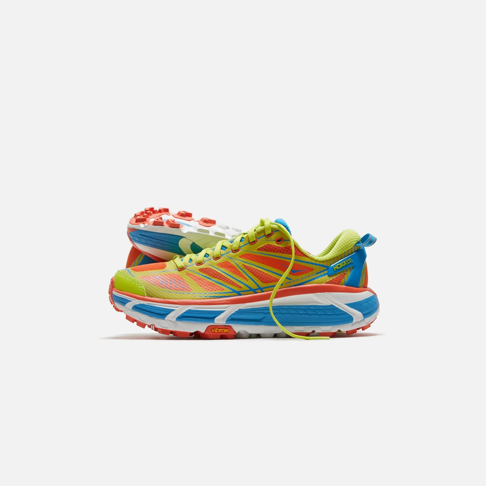 Shoes Cyber Monday Deals HOKA U Mafate Speed 2 - Flame / Evening Primrose