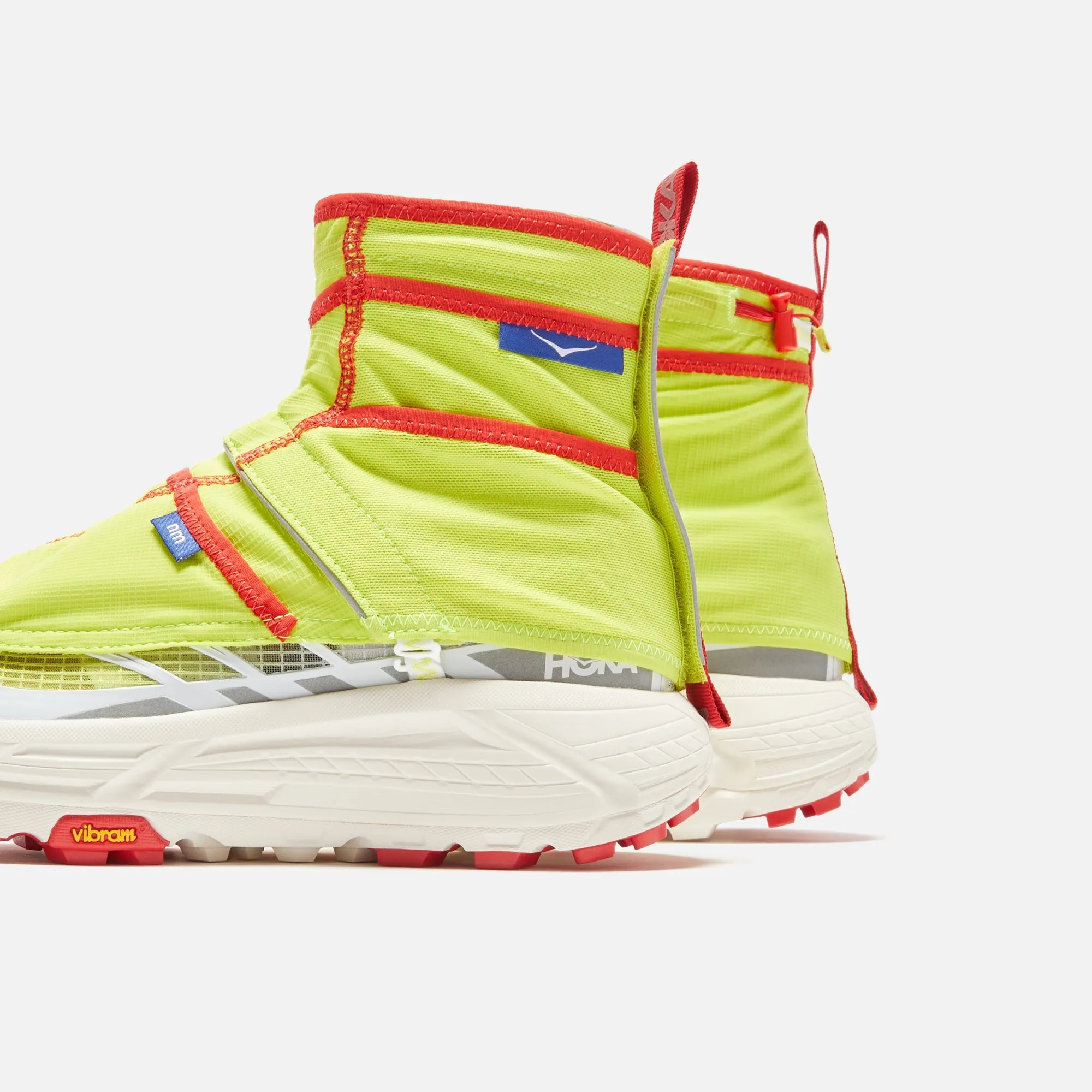 HOKA x Nicole McLaughlin Mafate THREE2 - Red / Yellow / Silver San Francisco