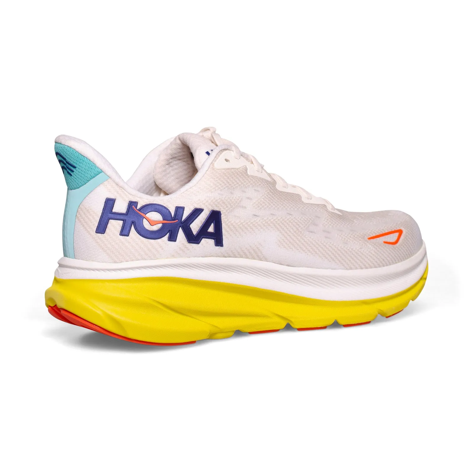 Hoka One One Clifton 9 Eggnog / Passion Fruit Running Shoes - Men's Water Resistant Trail Running Shoes