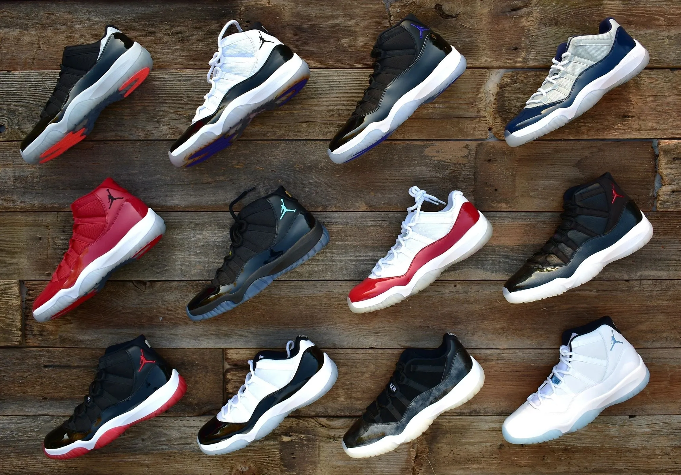 White Bridal Sneakers Nike Air Jordan 11 XI Retro Black Gym Red 72-10 NEW size 12