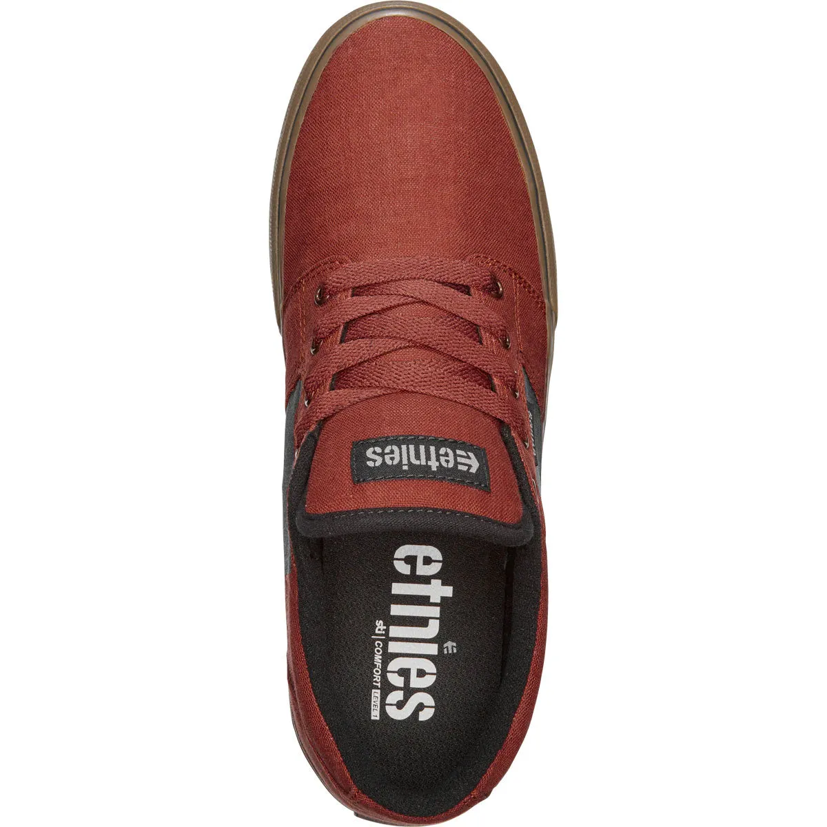 Etnies Skateboard Shoes Barge LS Brown/Gum/Gold Skateboarding Forum 84 Low Adv Skate Shoes