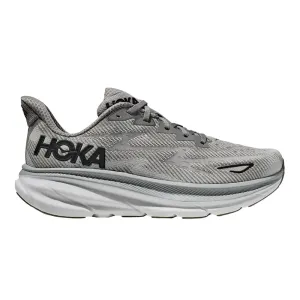 Oatmeal Shoes Men's Hoka Clifton 9, Harbor Mist/Black, 9 D Medium