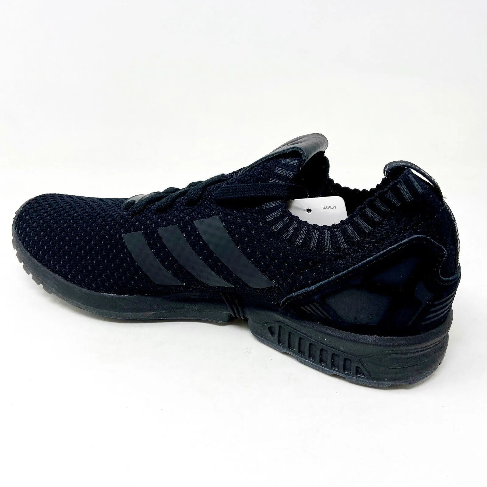 Stores That Sell Running Shoes Adidas Originals ZX Flux PK Triple Black Mens Primeknit Running Shoes S75976