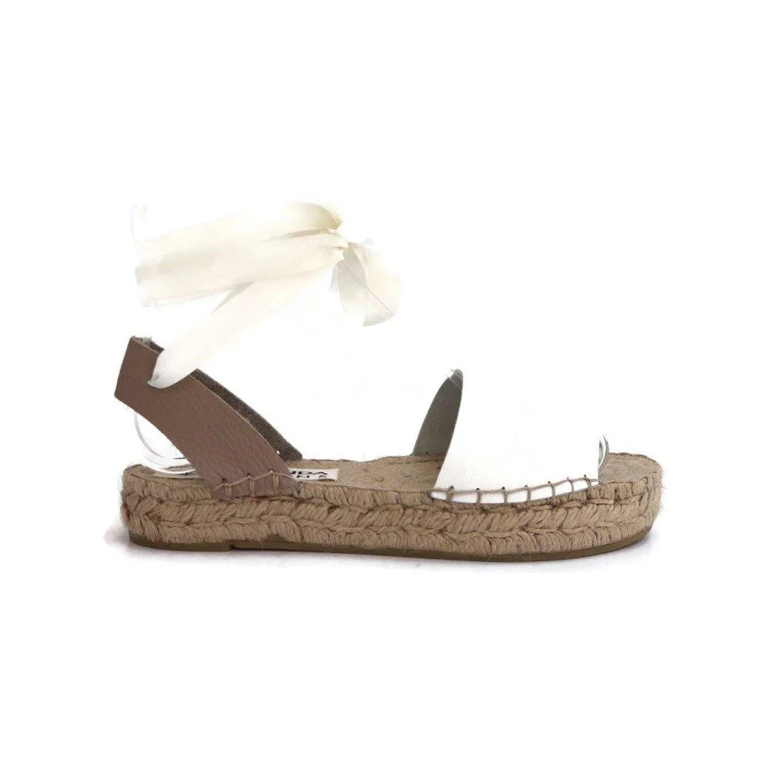 Sandals Church Riverside Ca Essential Espadrilles Sandals - White - Double Sole