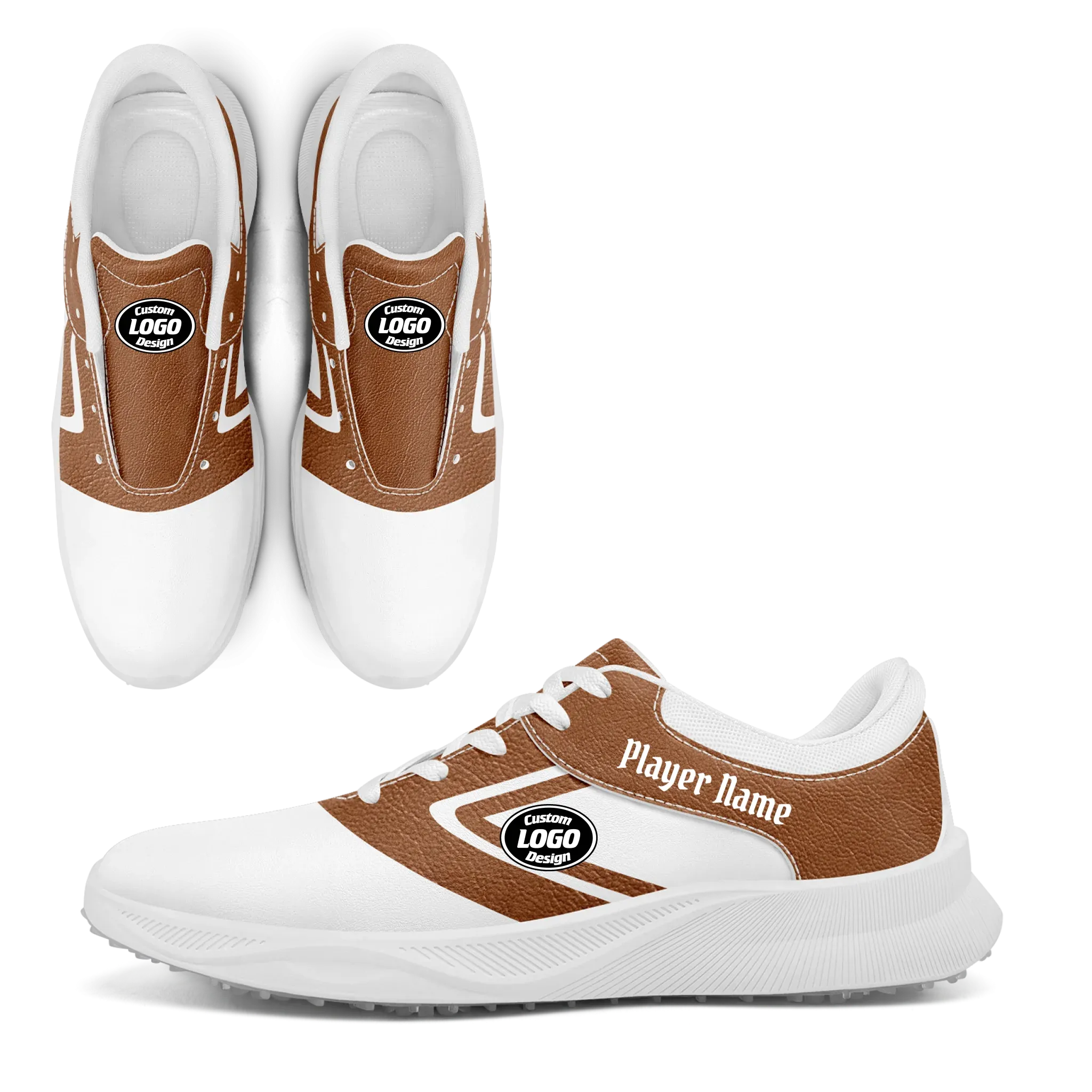 Personalized Golf Club Sneakers, Custom Team Logo Golf Shoes, Lightweight Sports Footwear FN062-25027050-3 Review Sqairz Golf