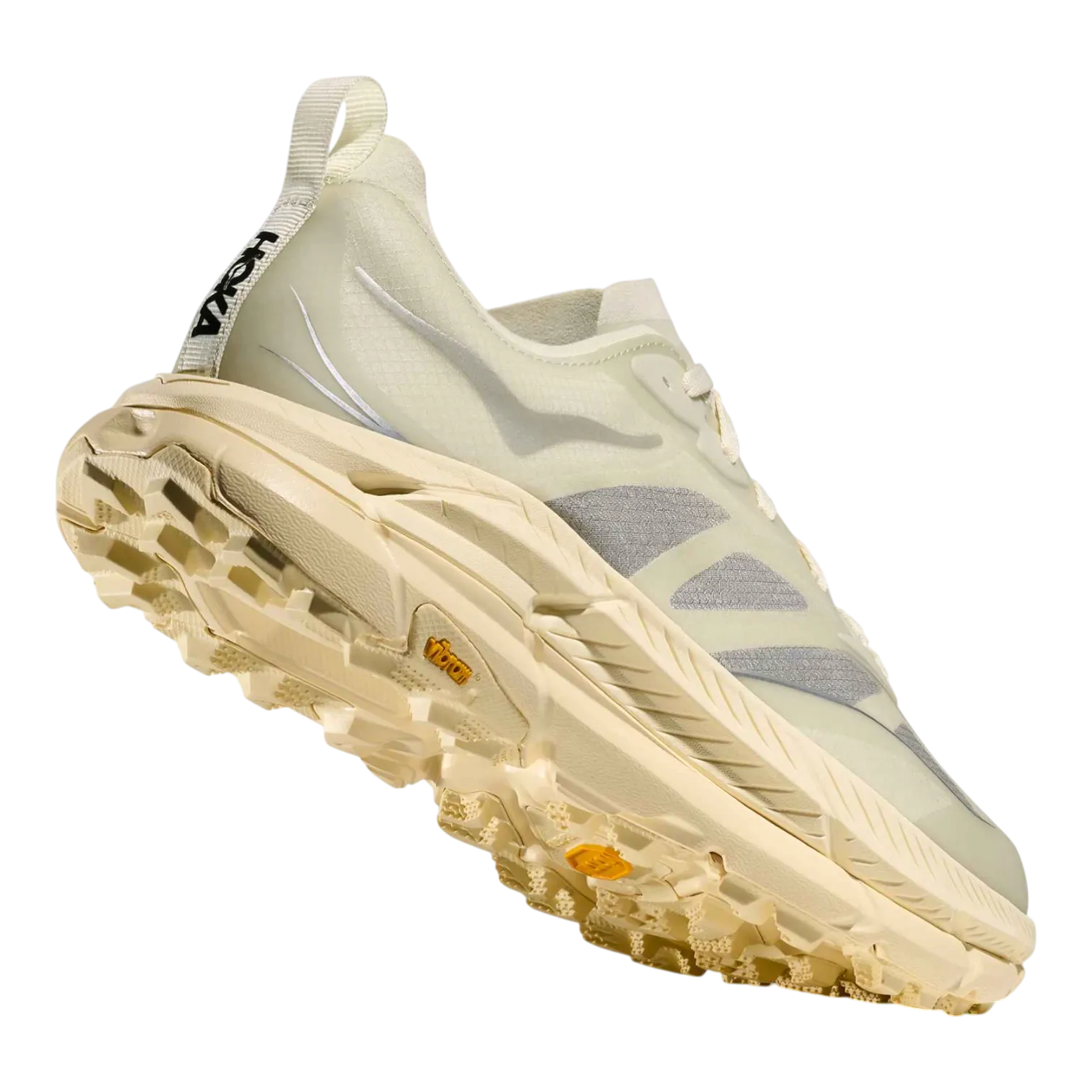 Size 8 Hoka One Mafate Speed 4 Lite Truffle-Salt/Vintage-Yellow Men 1168450-TVN