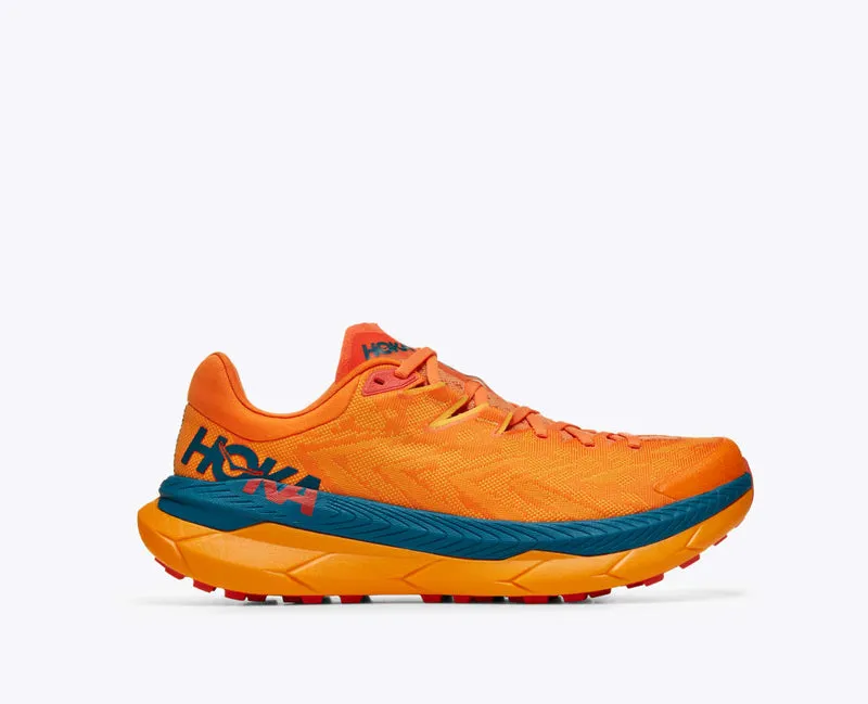 San Marcos Men's Hoka Tecton X, Persimmon Orange/Radiant Yellow, 10 D Medium