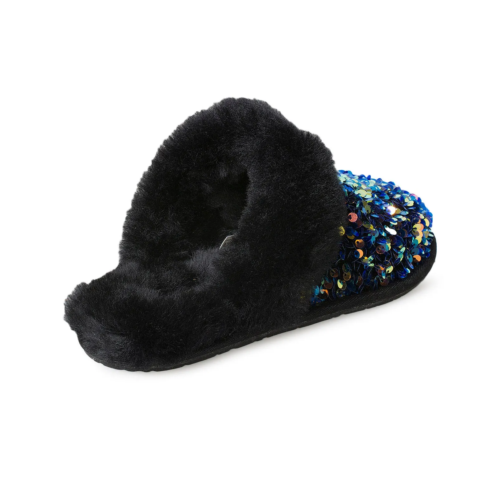 UGG Scuffette II Stellar Sequin Black Slippers - Women's Altard State Cloud Slippers