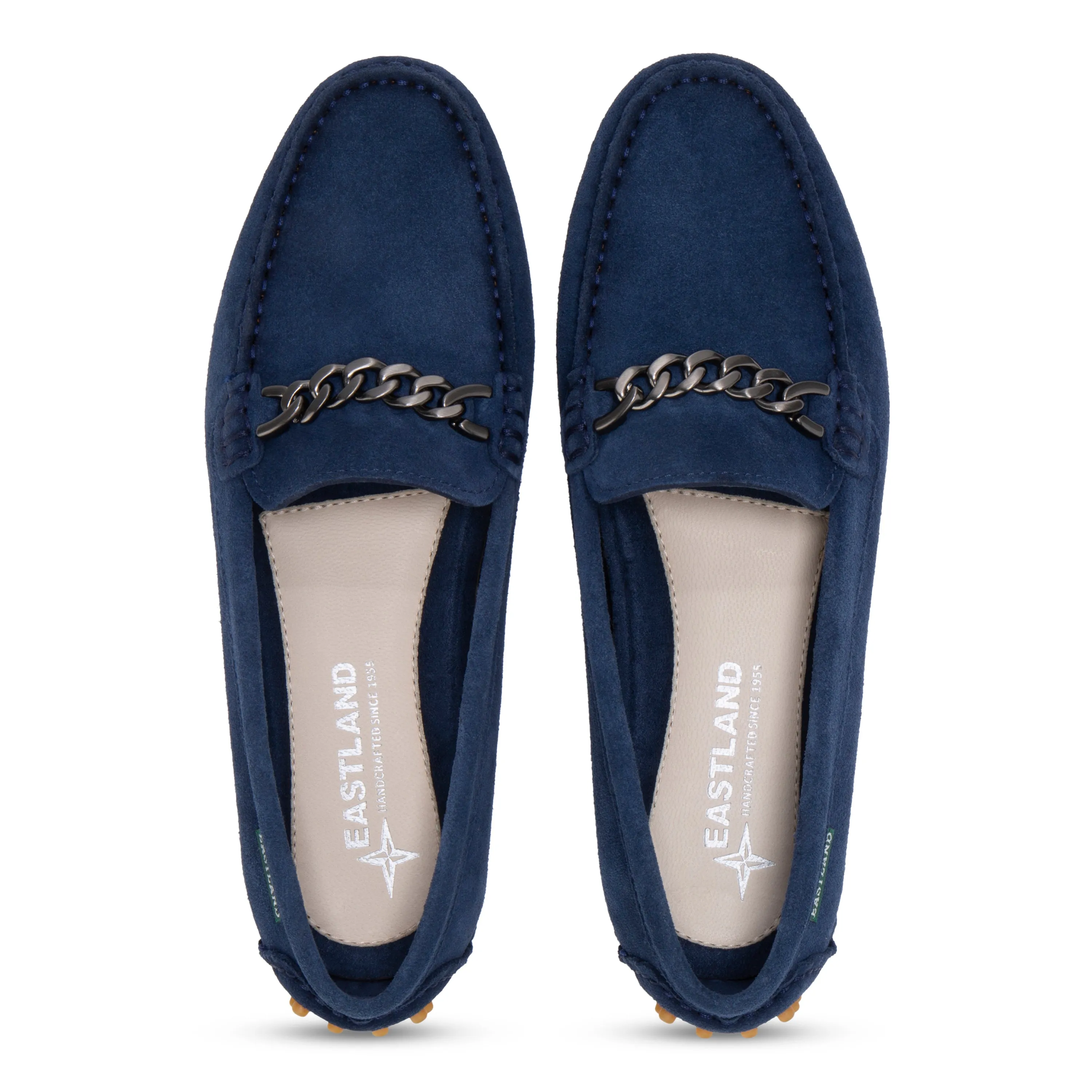 Womens Sawgrass Venetian Chain Loafer Suede Yacht Loafers