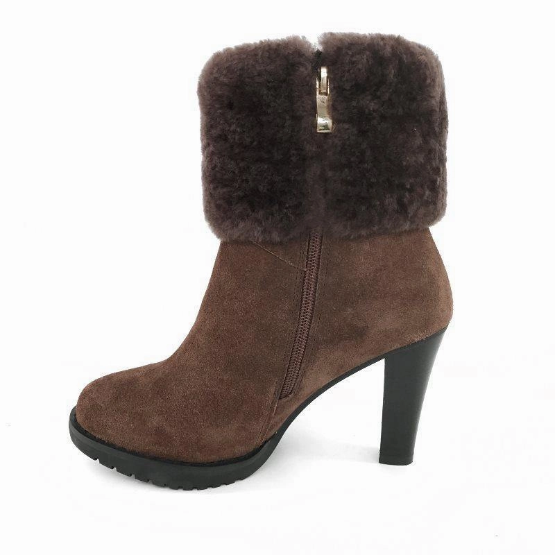 High Heel Shoe Perfume MUBO UGG BOOTS High Heel Insole TPR Sole Brown