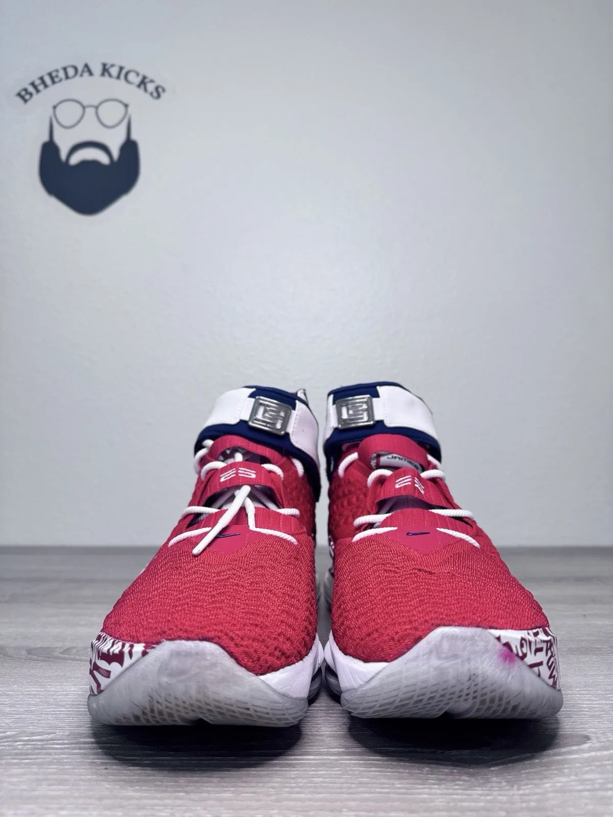 Sneakers Vs Shoes Size 14 - Nike LeBron XVII 17 FP Graffiti Remix Men University Red CT6047-600