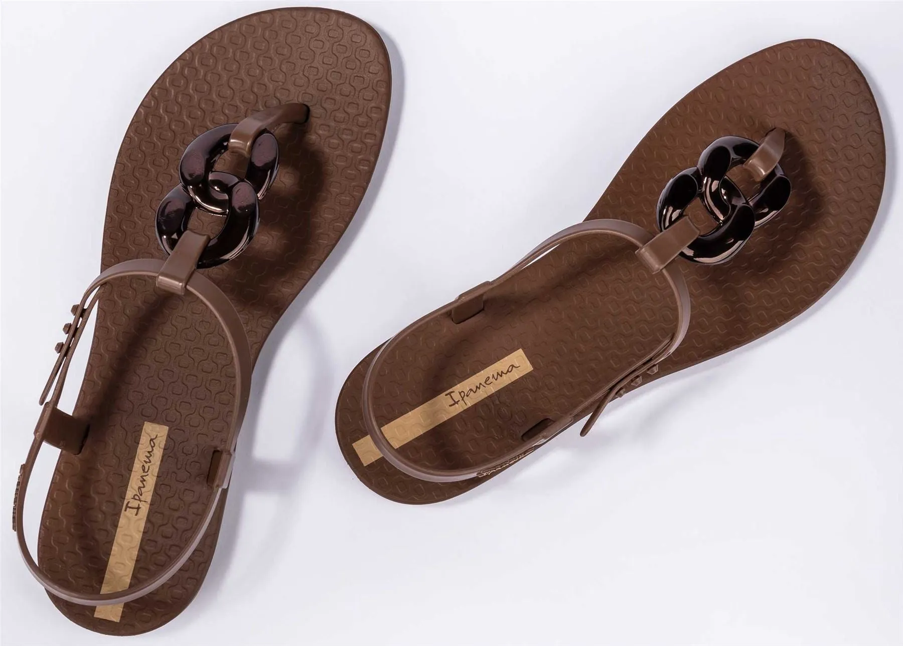 Pointed Flat Shoes Leather Ipanema Connect Sandal Bronze Womens Flat Sandals Shoes