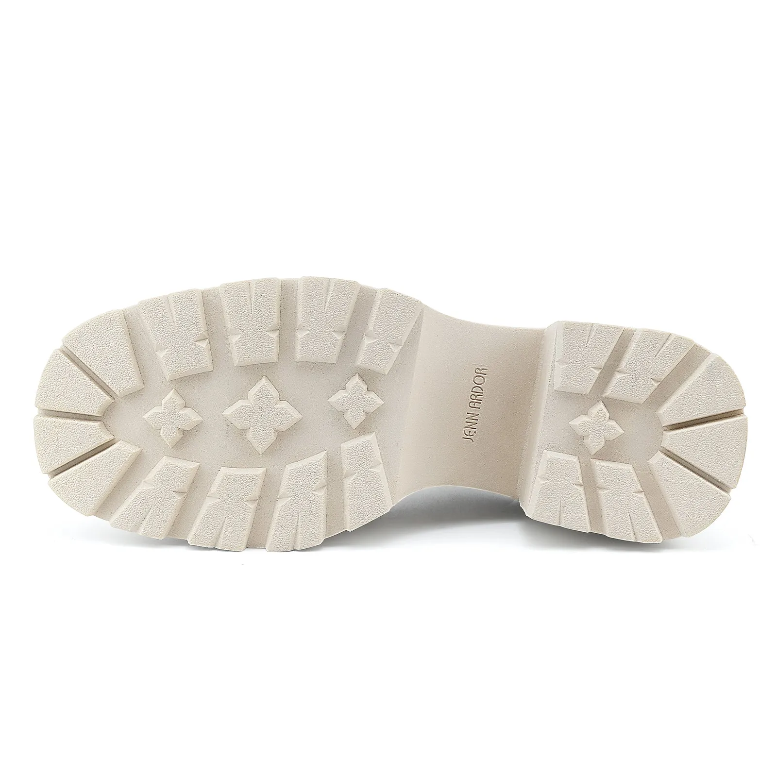 JENN ARDOR Chunky Block Heel Loafers for Women Closed Round Toe Platform Pumps Ann Taylor Loafers