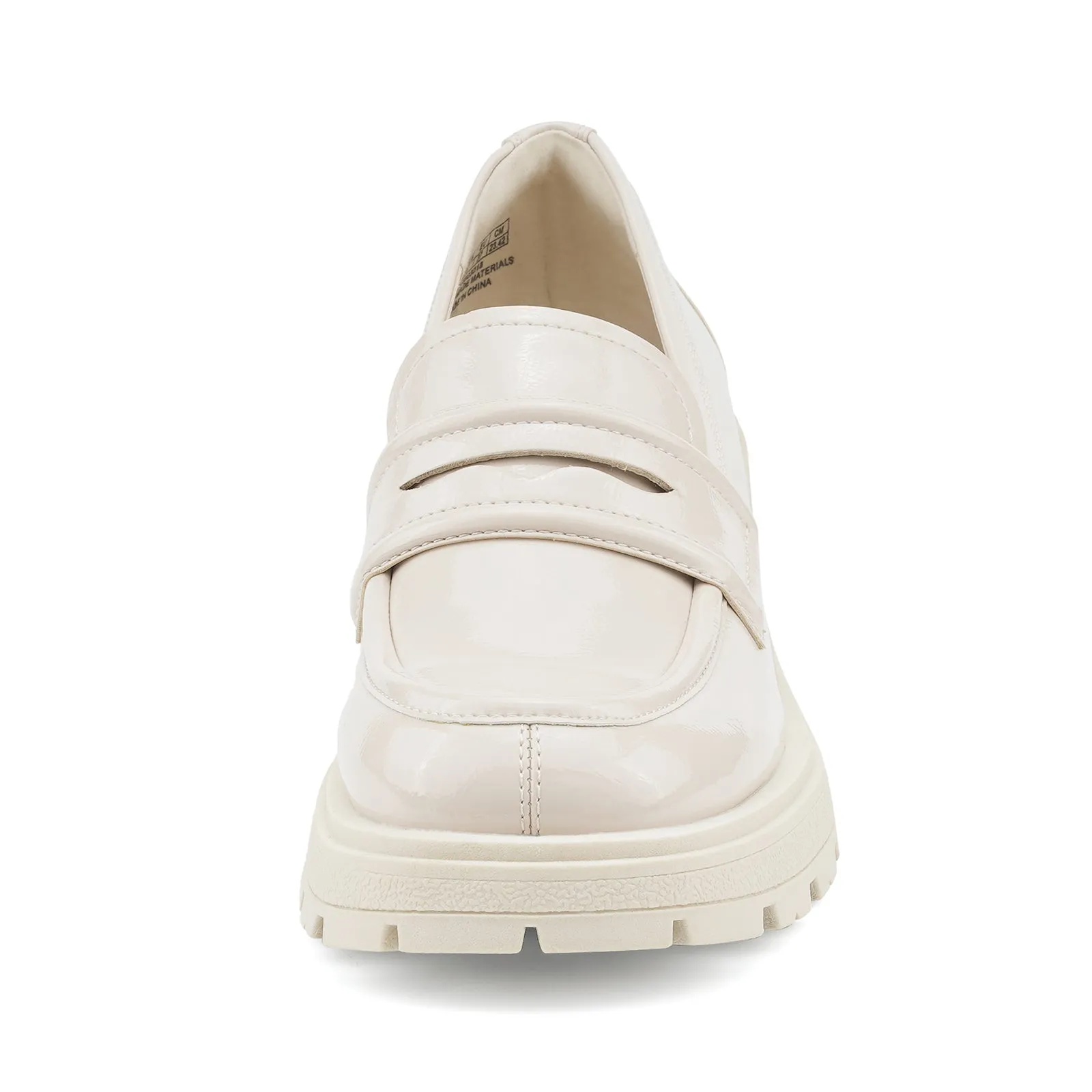 Tennis Shoe Loafers JENN ARDOR Chunky Block Heel Loafers for Women Closed Round Toe Platform Pumps