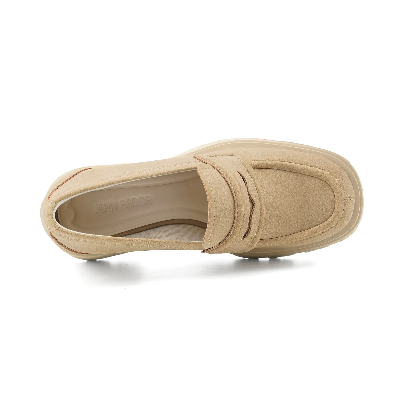 JENN ARDOR Chunky Block Heel Loafers for Women Closed Round Toe Platform Pumps Women Loafers Aldo