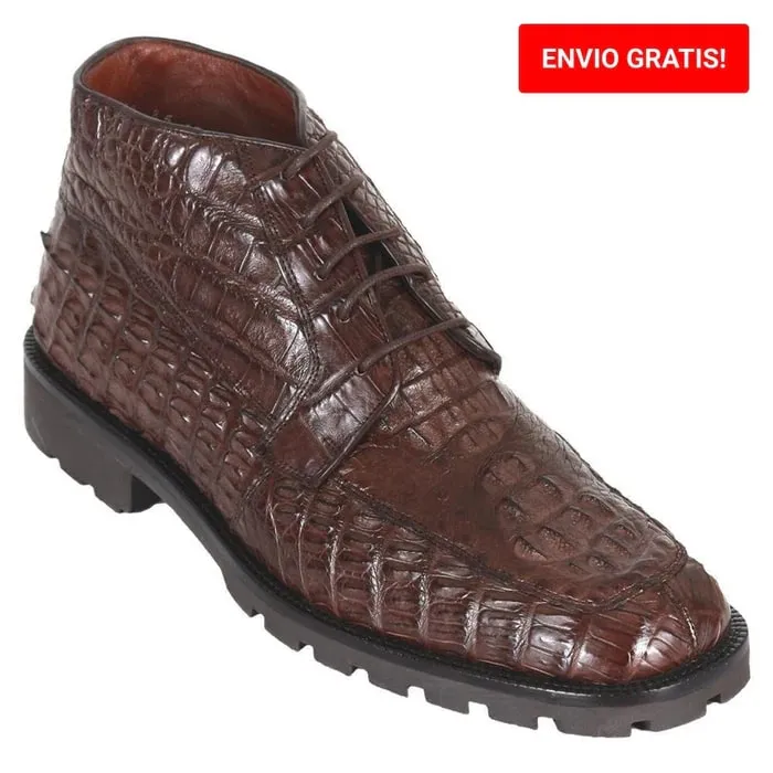 Zapato Bot??n Piel Caiman Lomo - Mens Caiman Boot in  6 Colors Hornback Alligator Boots
