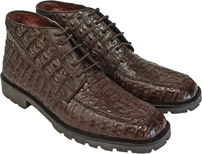 Zapato Bot??n Piel Caiman Lomo - Mens Caiman Boot in  6 Colors