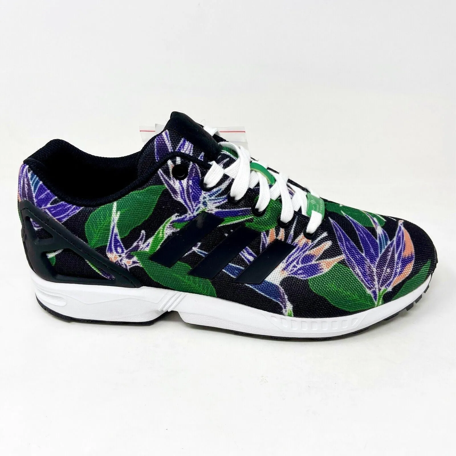 Adidas Originals ZX Flux Torsion Hawaiian Black White Mens Running Shoes B34518 Running Shoes For Arch Support