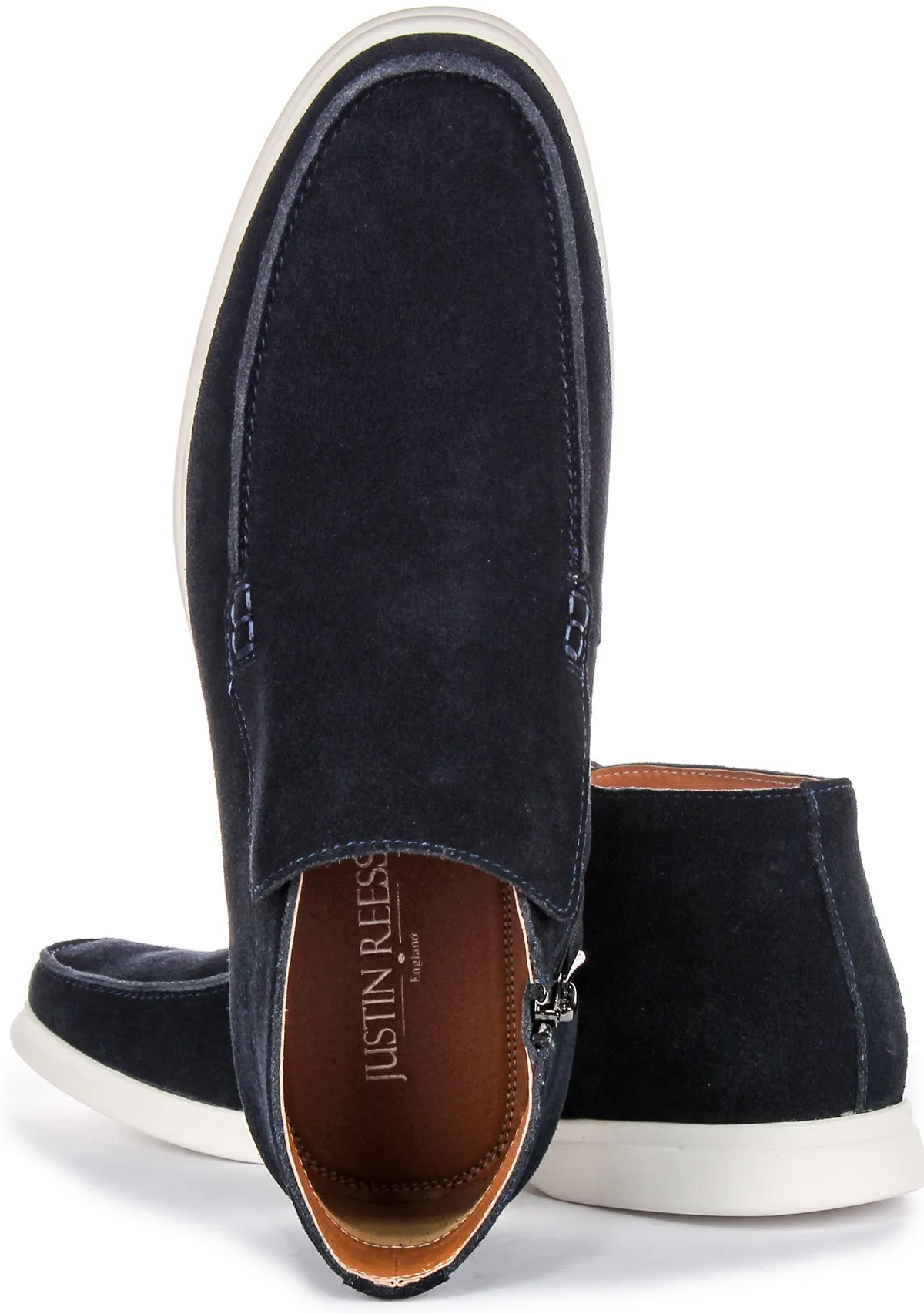 Frye Tall Boots Justinreess England Mount In Navy For Men