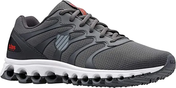 Best New Casual Shoes K-Swiss Men's Tubes Comfort 200 Training Shoe, Asphalt/Jet Black/Spicy Orange,