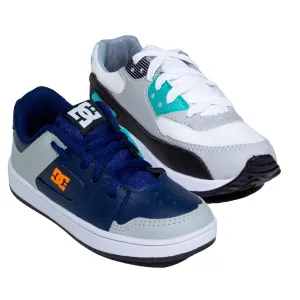 Kit 2 Tnis Infantil Mini Max AIR   Tnis Infantil DC Shoes Skatista Skate Shoes Without Laces