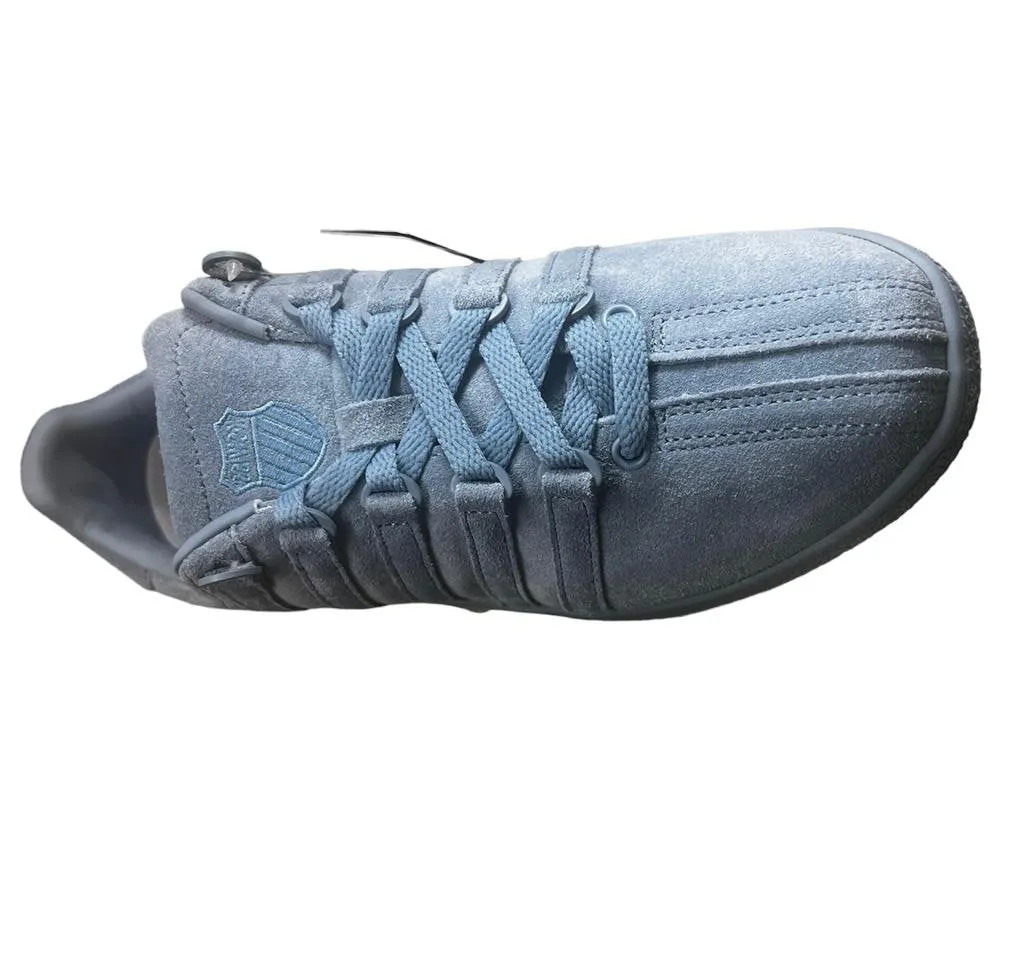K.SWISS CLASSIC VN SUEDE MEN'S LOW SHLEY BLUE/BLUE SHADOW 03345-498-M Casual Trail Running Shoes