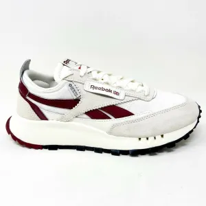 Reebok Classic Leather Legacy Gore-Tex Chalk Burgundy Mens Running Shoes H04996 Size 2 Running Shoes