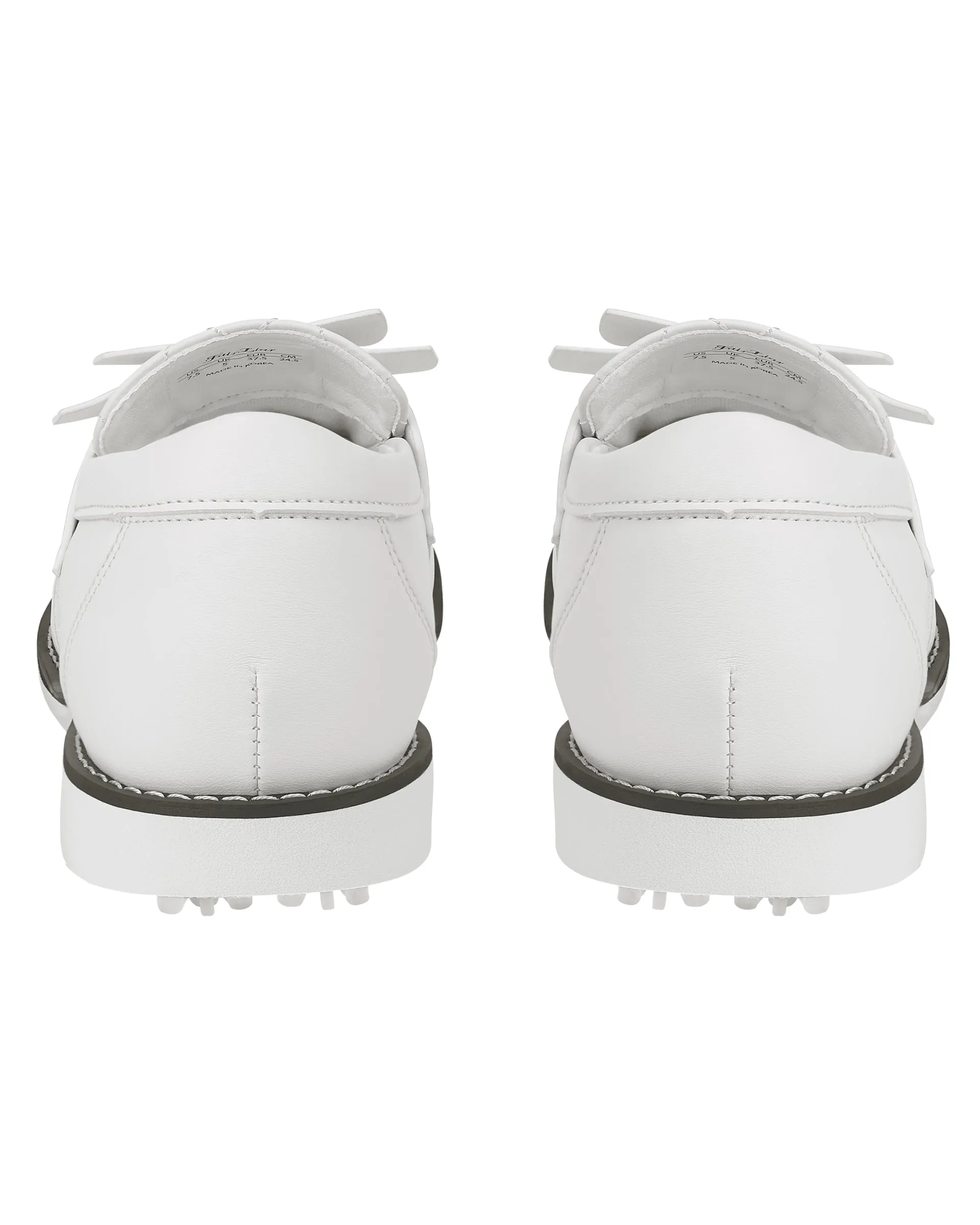 Golf Rain Shoes Frill Ribbon Golf Shoes (White)