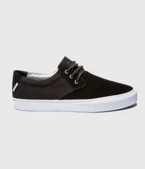 Lakai Daly Skate Shoes Black Suede All Leather Skate Shoes