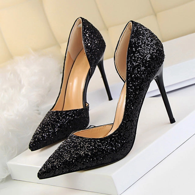 Lyrics Low Spark Of High Heeled LAKESHI Women Pumps Extrem Sexy High Heels Women Shoes Thin Heels Female Shoes Wedding Shoes Gold Sliver White Ladies Shoes