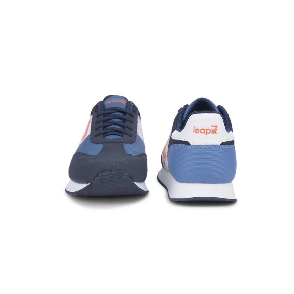 Casual Shoes For Comfortable Leap7x Casual Navy Blue Lacing Sneakers For Men BACKAM-1E By Liberty