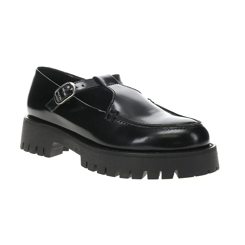 Platform Loafers Leona Mary Jane Lug Sole Loafers