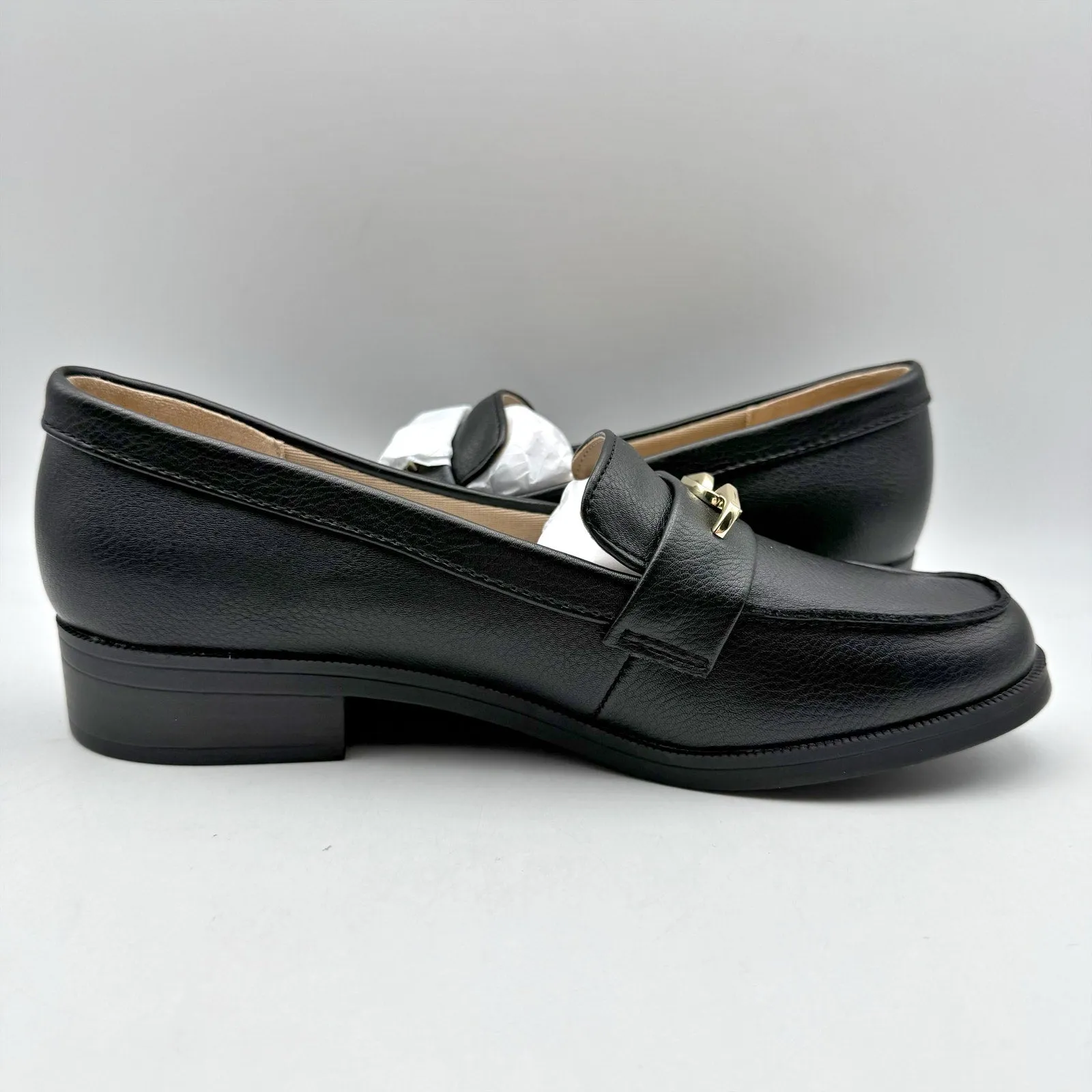 Classic Lug Loafers LifeStride Womens Sonoma Loafers US 8 M EU 38.5 Black NIB