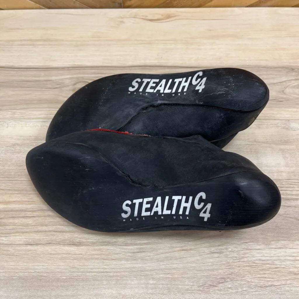 Edelweiss Climbing Shoe Stealth- c4 climbing shoe: Black Red -unisex-