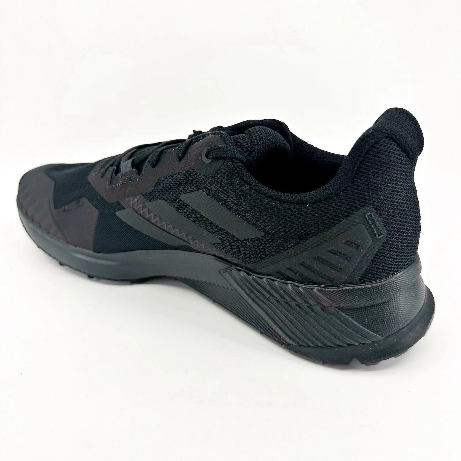 Adidas Terrex Soulstride Triple Black Mens Hiking Trail Running Shoes FY9215 Low Top Waterproof Hiking Shoes