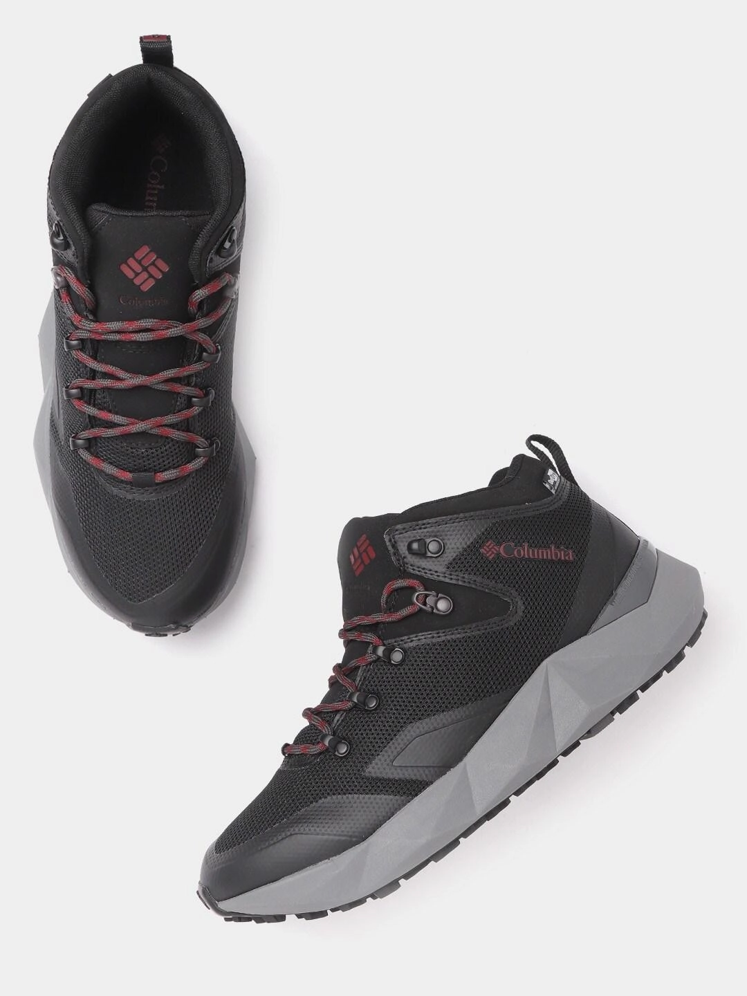 Hiking Shoes For Bunions Columbia Men Black FACET 60 OUTDRY