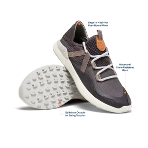 Olukai Women's Kawela Golf Shoes- Pavement/Mist Grey In Columbus Ohio Golf