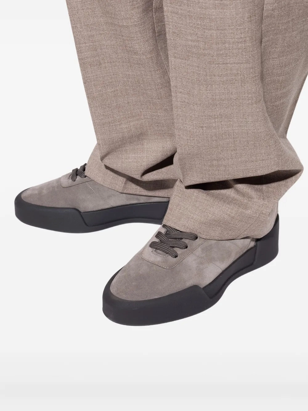 FEAR OF GOD - Men Aerobic Low Suede Sneakers D'orsay Shoes Flats