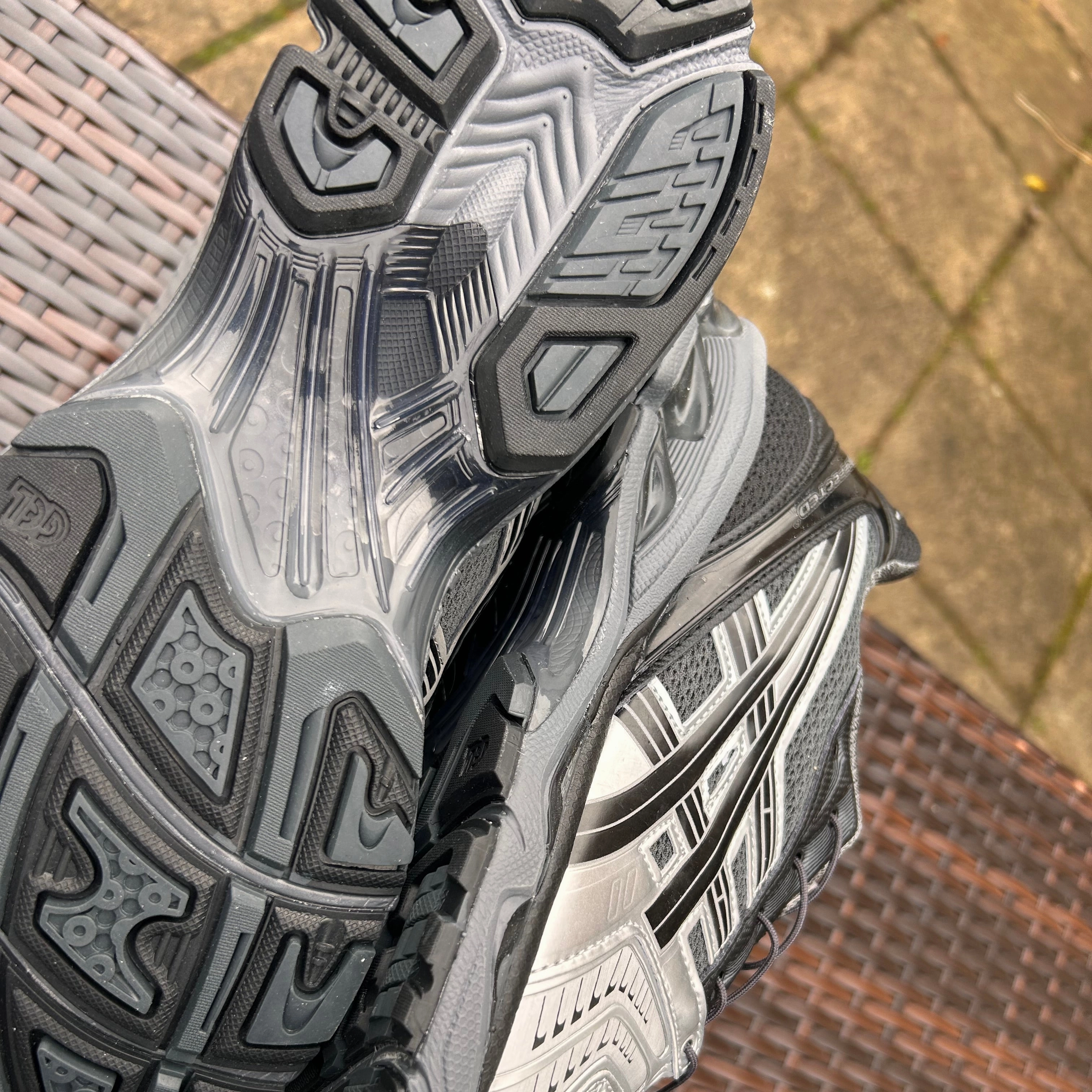 Asics 54s Wrestling Shoes ASICS Gel Kayano 14 Unaffected Black Silver