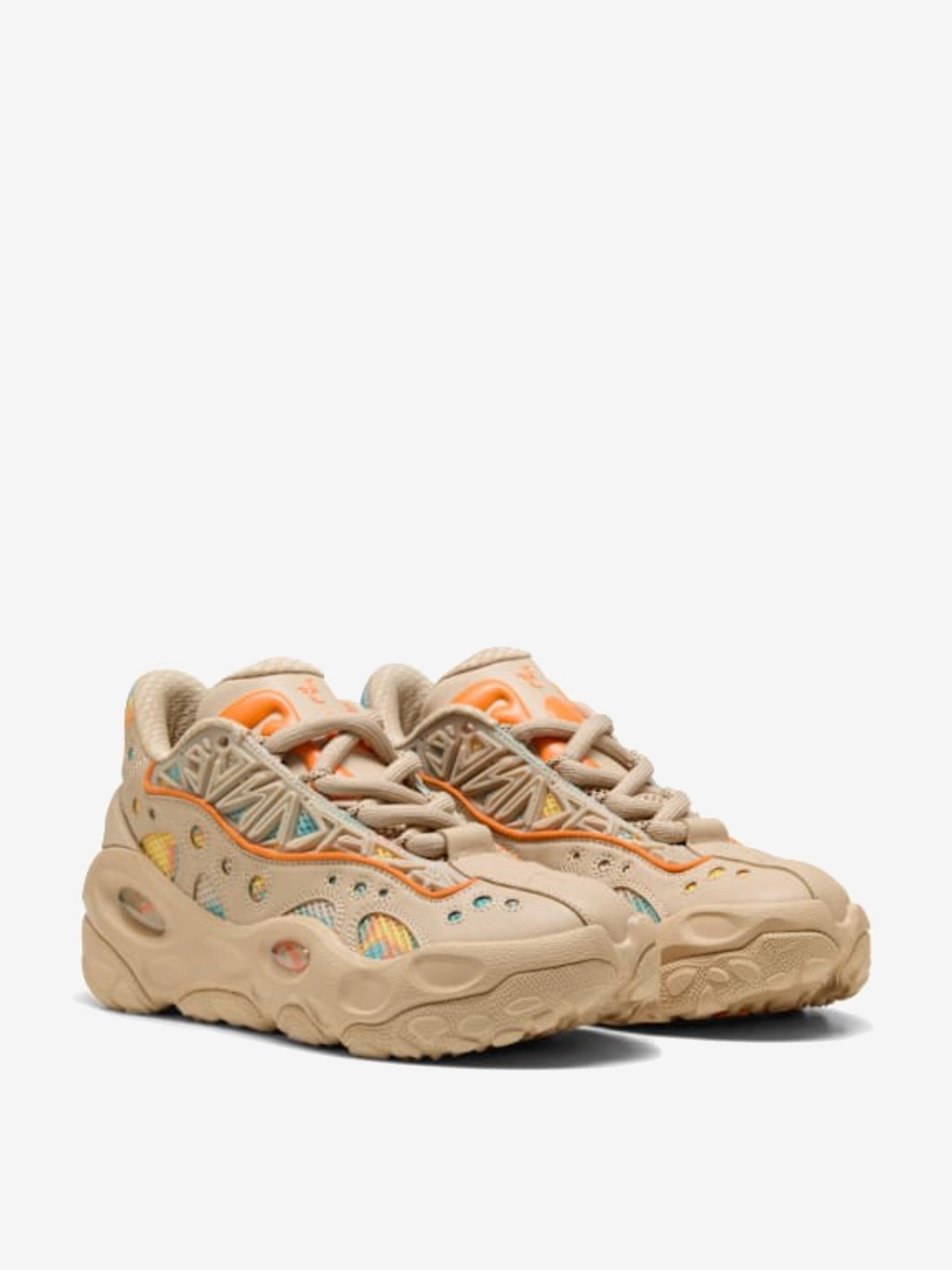 Best Running Shoes For Overpronators With Flat Feet PUMA - Men Hoops La Franc Rnnr Flare Sneakers