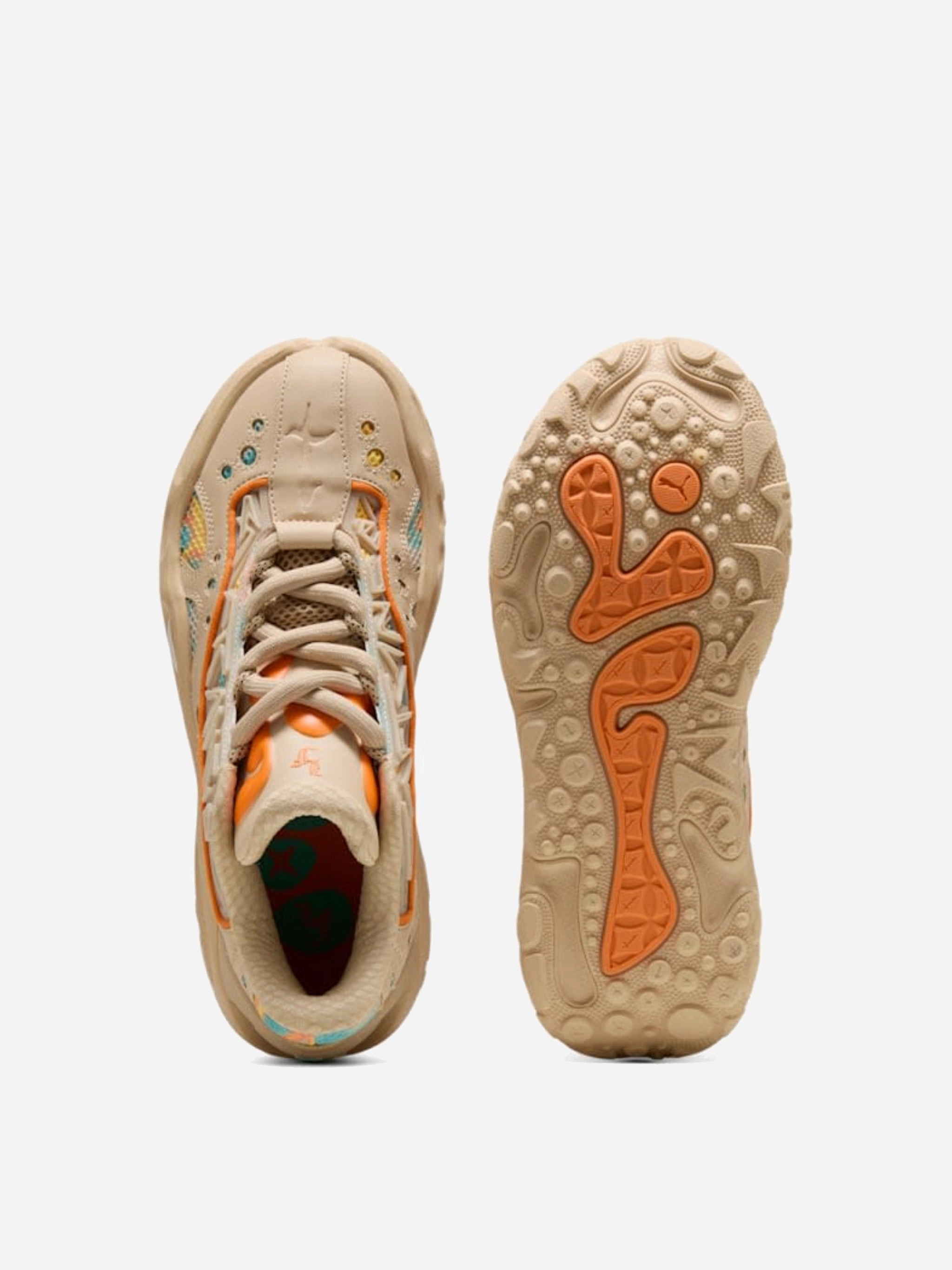 PUMA - Men Hoops La Franc Rnnr Flare Sneakers Flat Shoes Summer