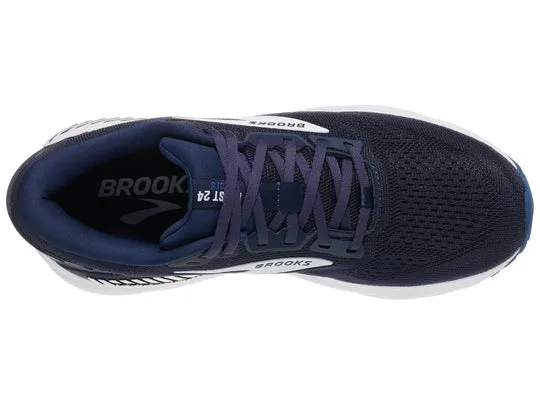 Brooks Men's Ariel GTS 24 Running Shoes Peacoat/True Navy/White Best Rated Running Shoe
