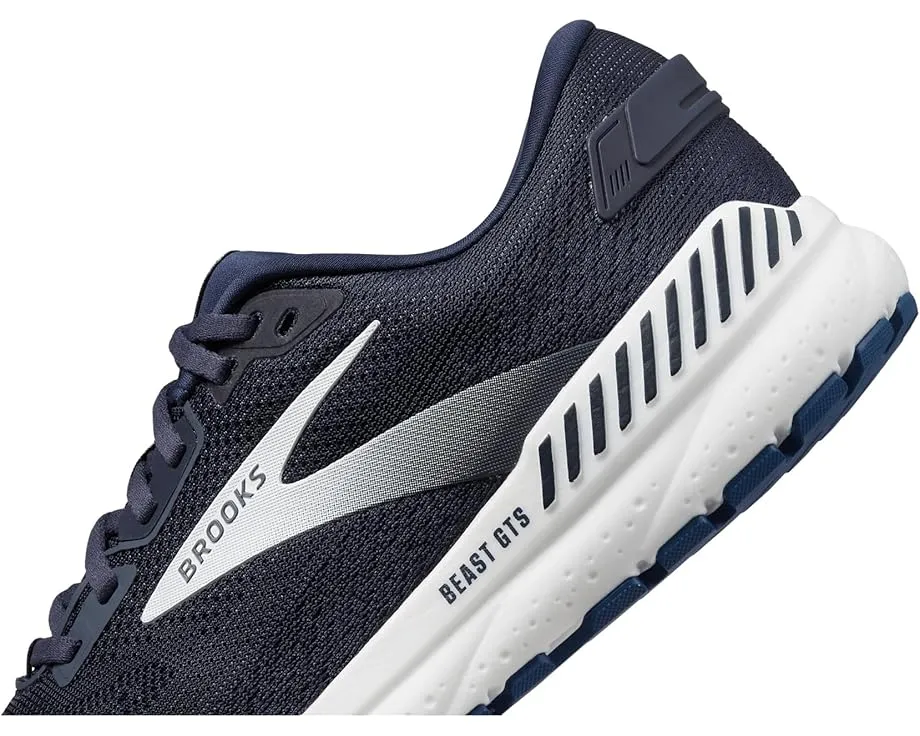 Brooks Men's Ariel GTS 24 Running Shoes Peacoat/True Navy/White Best Running Shoes For Army Basic Training