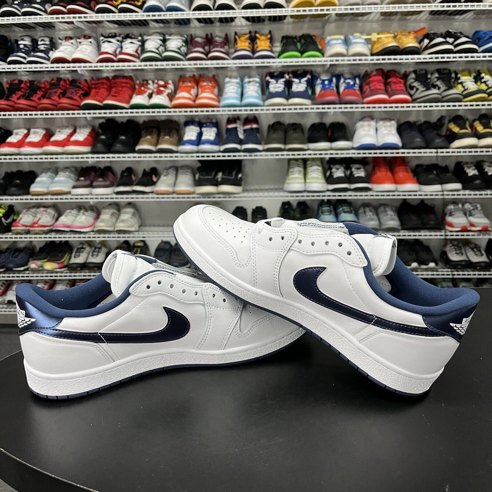 New Nike Air Jordan 1 Low Retro'85 Metallic Navy FB9933-141 Mens Size 12.5 Nike Shoes On Sale