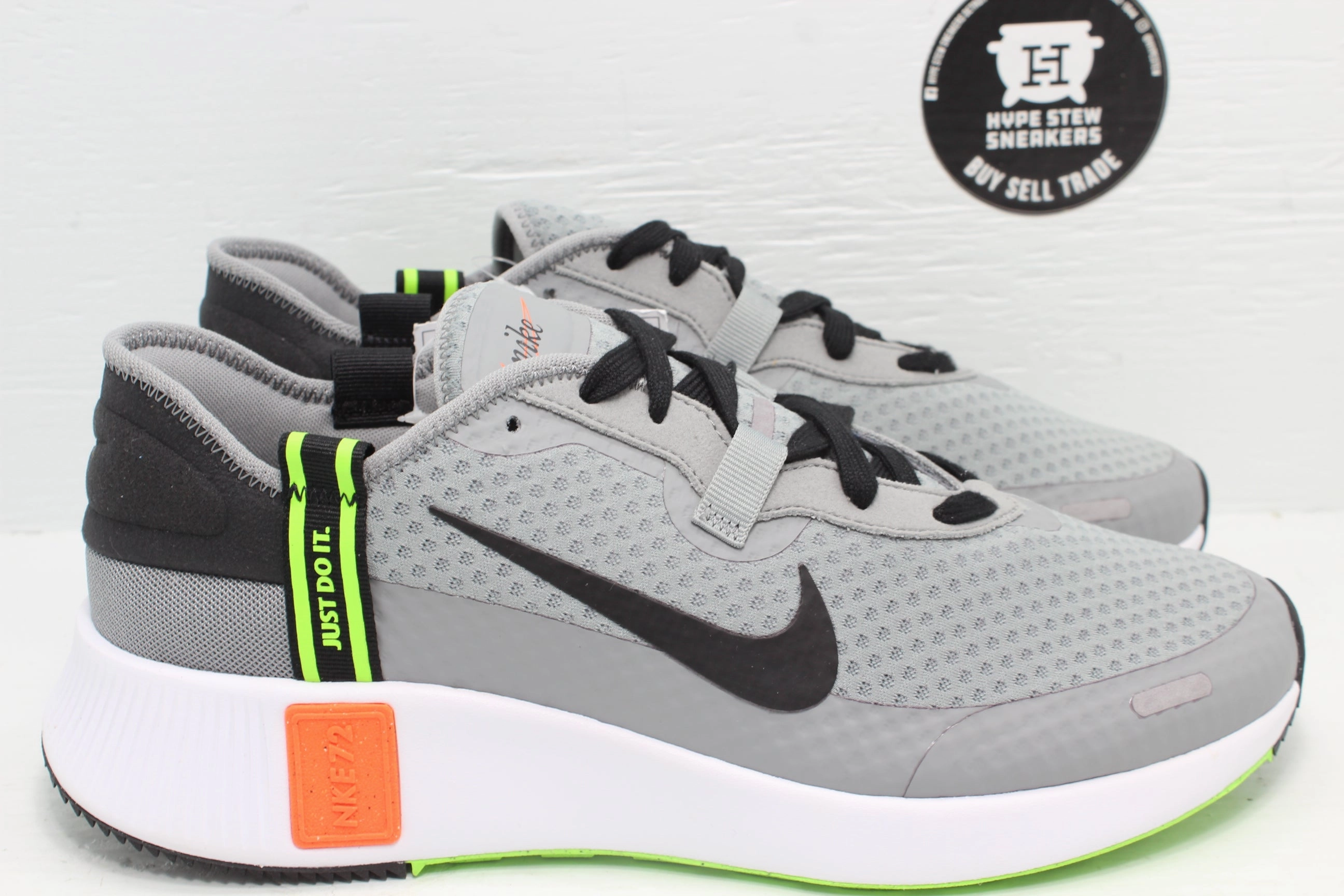 Nike Reposto Grey Electric Green Sample Cyber Monday Nike Shoes