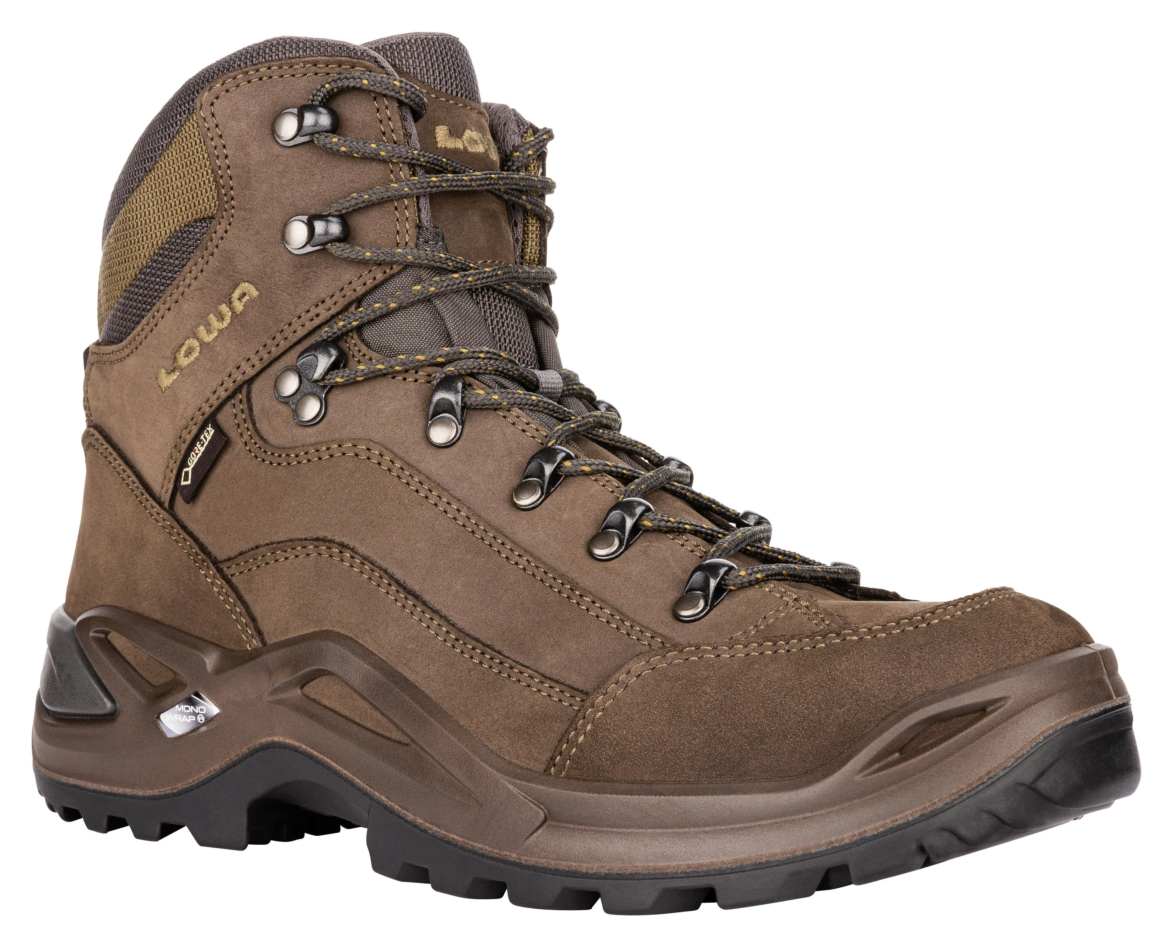 Best Hiking Boots For Flat Feet Lowa Men Brown RENEGADE GTX MID