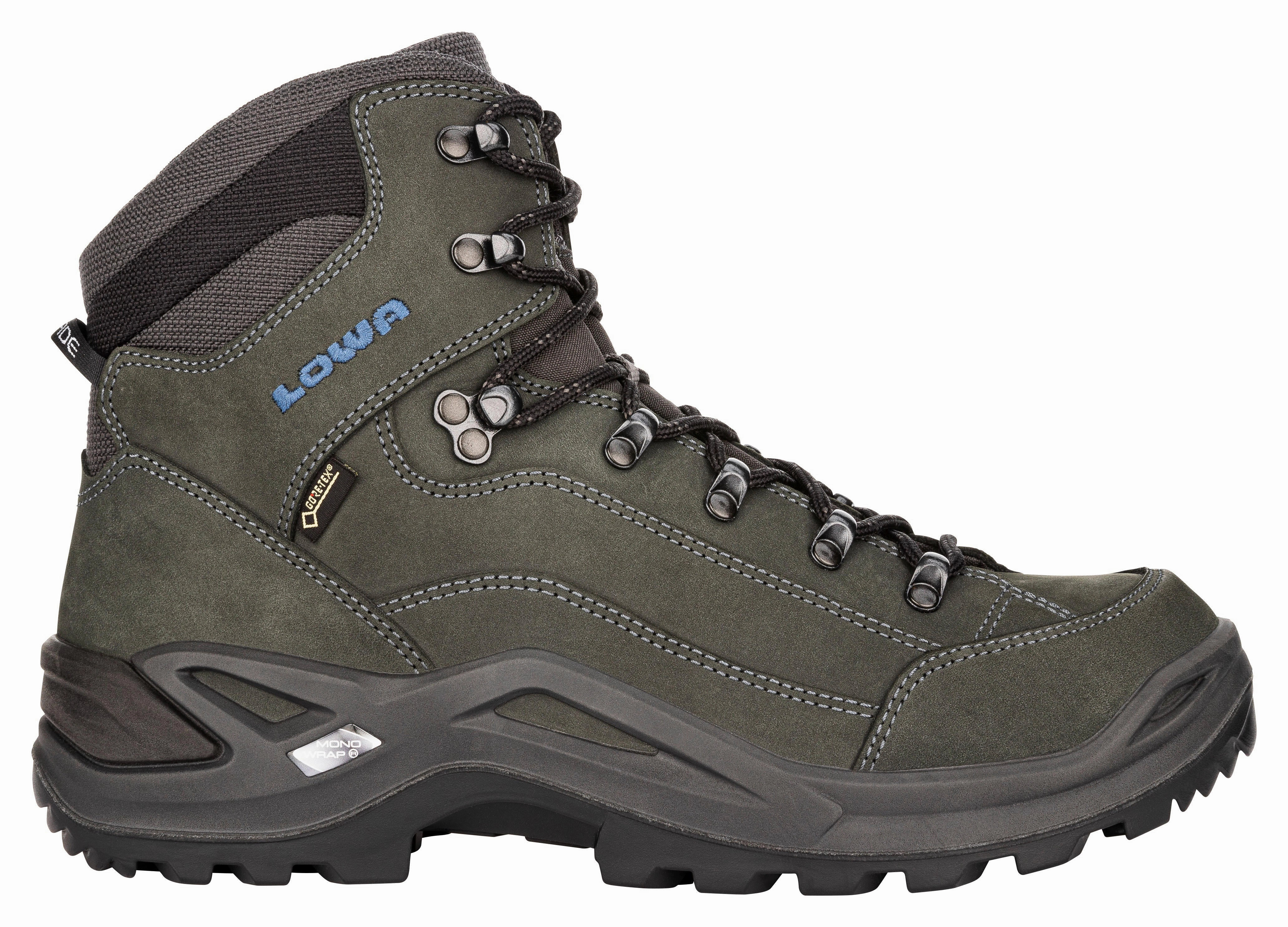 Mid Vs Low Hiking Shoes Lowa Men Grey RENEGADE GTX MID